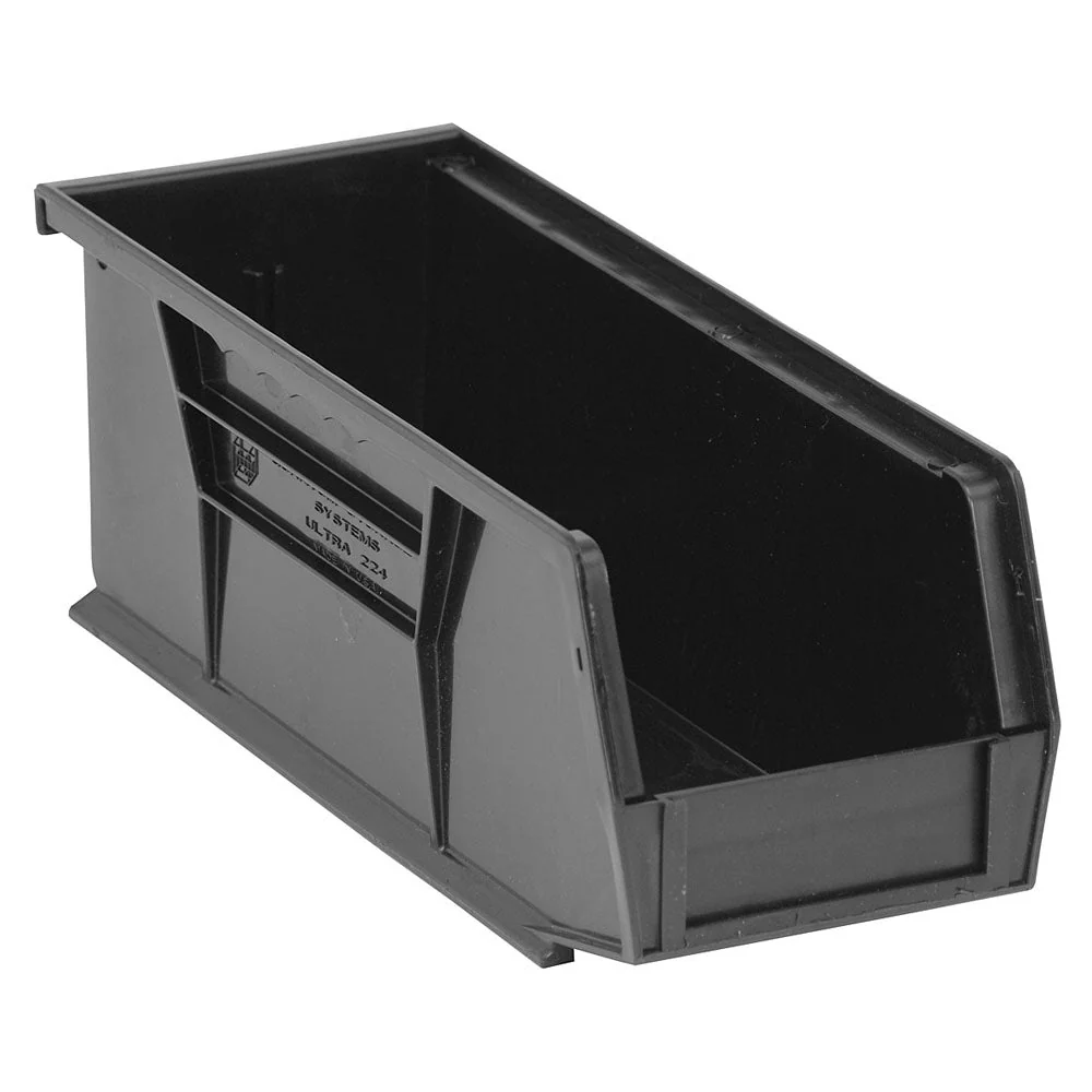 10-7/8"d x 4-1/8"w x 4"h Ultra Stacking and Hanging Bins - 12 Pack - Image 2