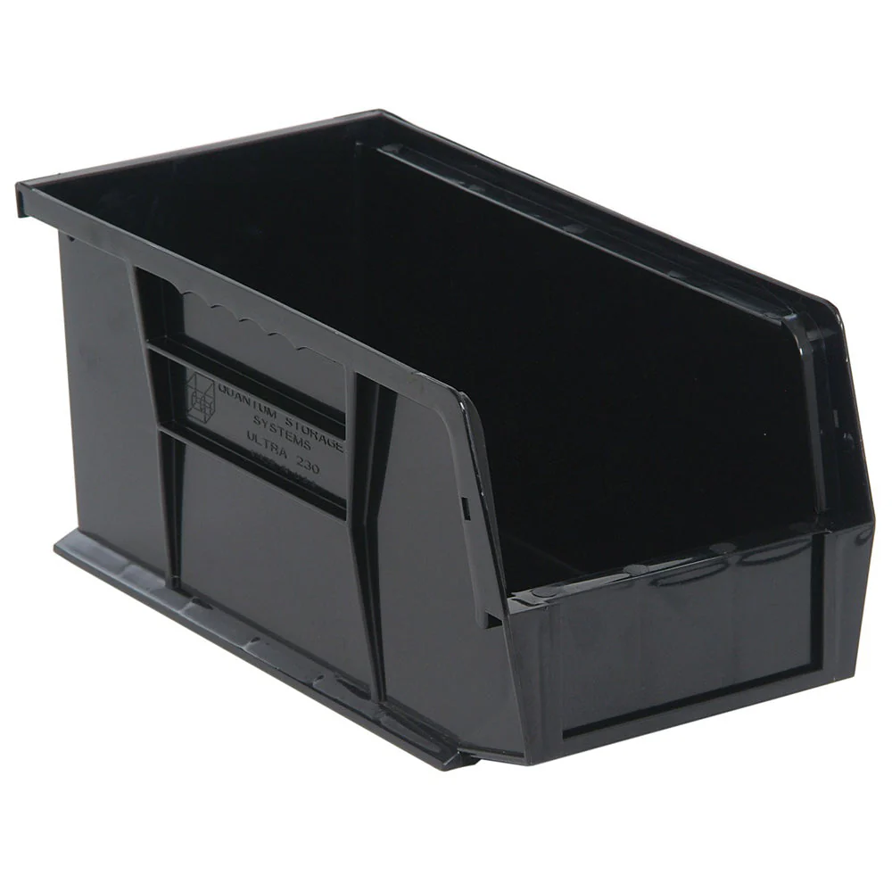 10-7/8"d x 5-1/2"w x 5"h Ultra Stacking and Hanging Bins - 12 Pack - Image 2