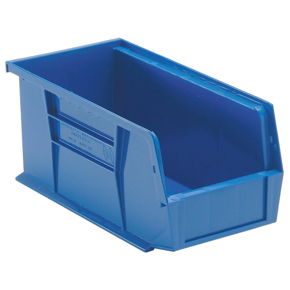 10-7/8"d x 5-1/2"w x 5"h Ultra Stacking and Hanging Bins - 12 Pack - Image 3
