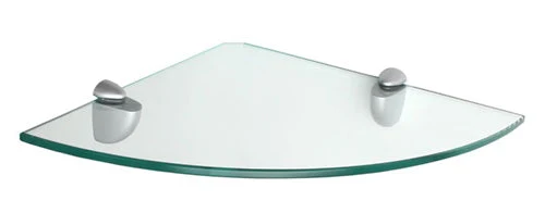 10"d x 10"w Glass Corner Shelf - Image 4