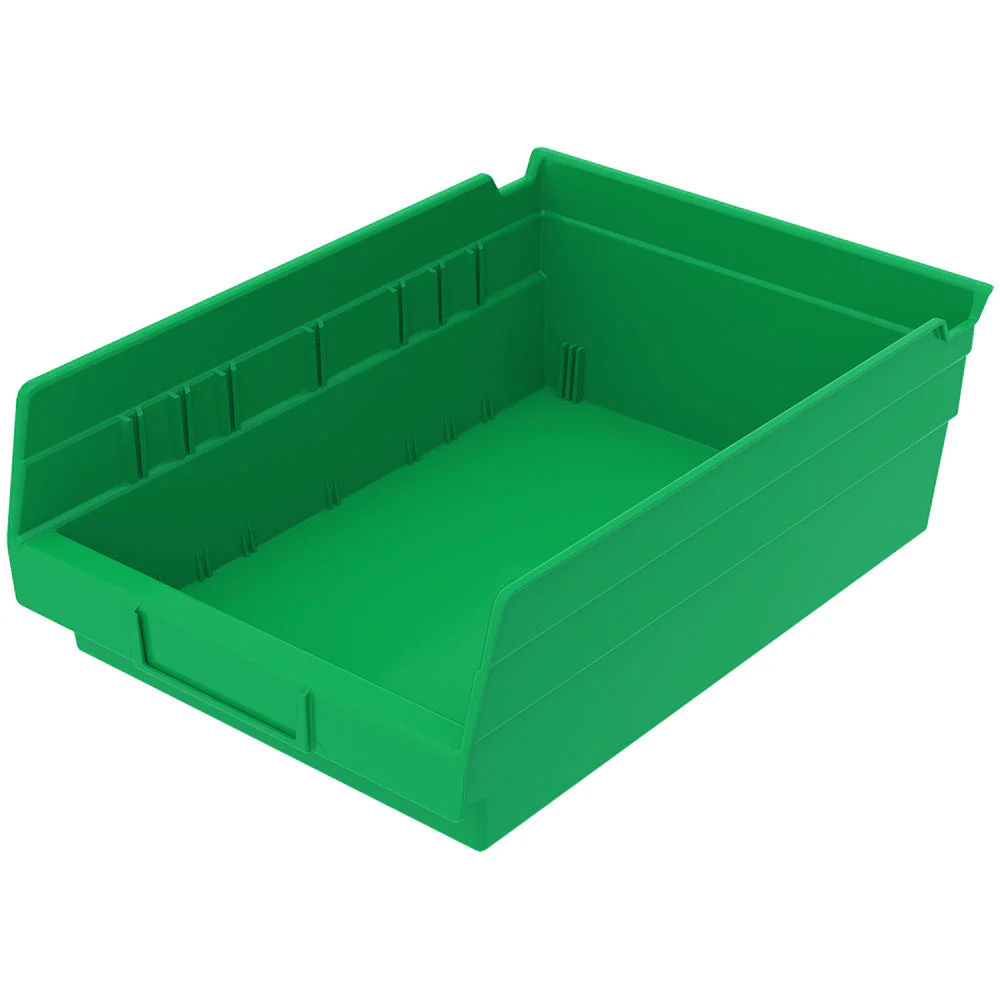 11-5/8"d x 8-3/8"w x 4"h Nesting Shelf Bins - 12 Pack - Image 2