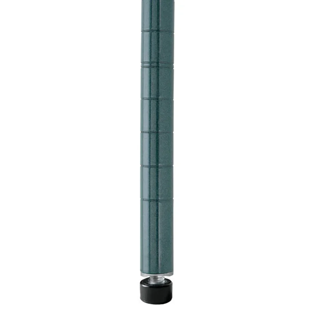 12"d 4-Tier Green Wire Shelving - Image 3