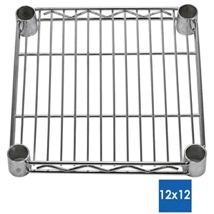 12"d Chrome Wire Shelves - Image 2