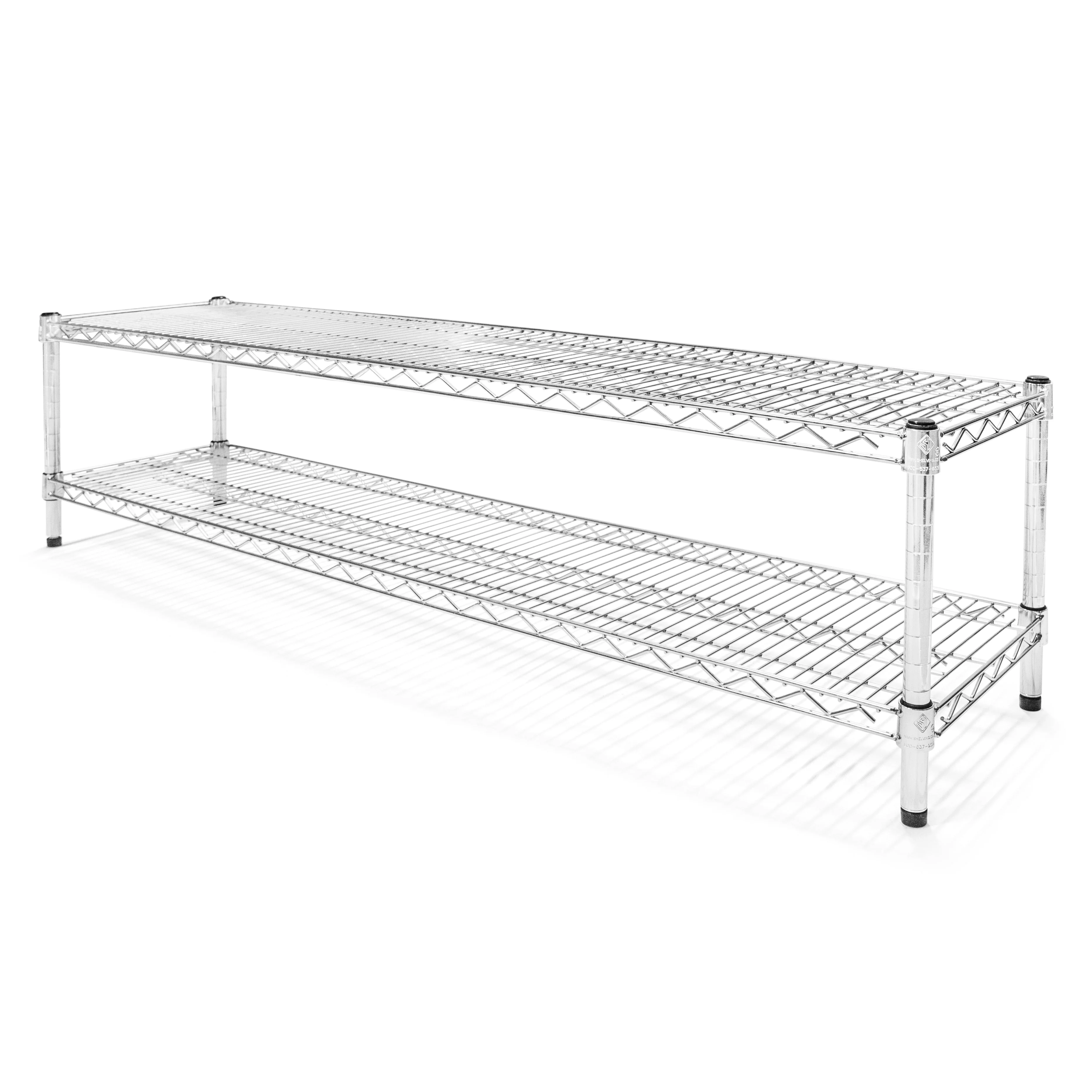 12"d x 14"h Chrome Wire Shelving w/ 2 Shelves - Image 12