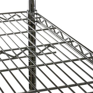 12"d x 48"w Chrome Wire Shelving w/ 4 Shelves - Image 4