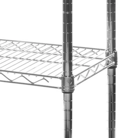 12"d x 54"w Chrome Wire Shelving w/ 4 Shelves - Image 5