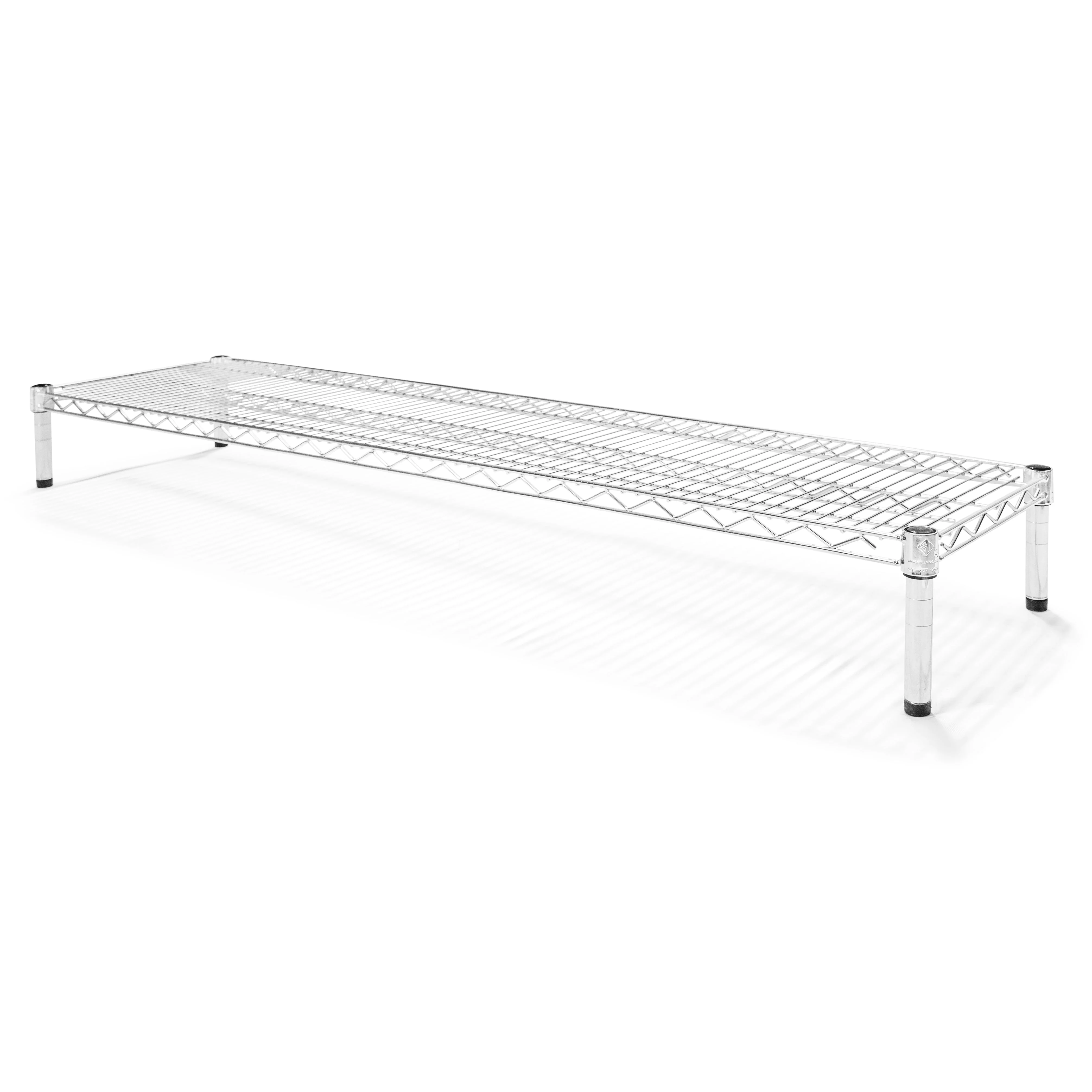 12"d x 6"h Chrome Wire Shelving w/ 1 Shelf - Image 10