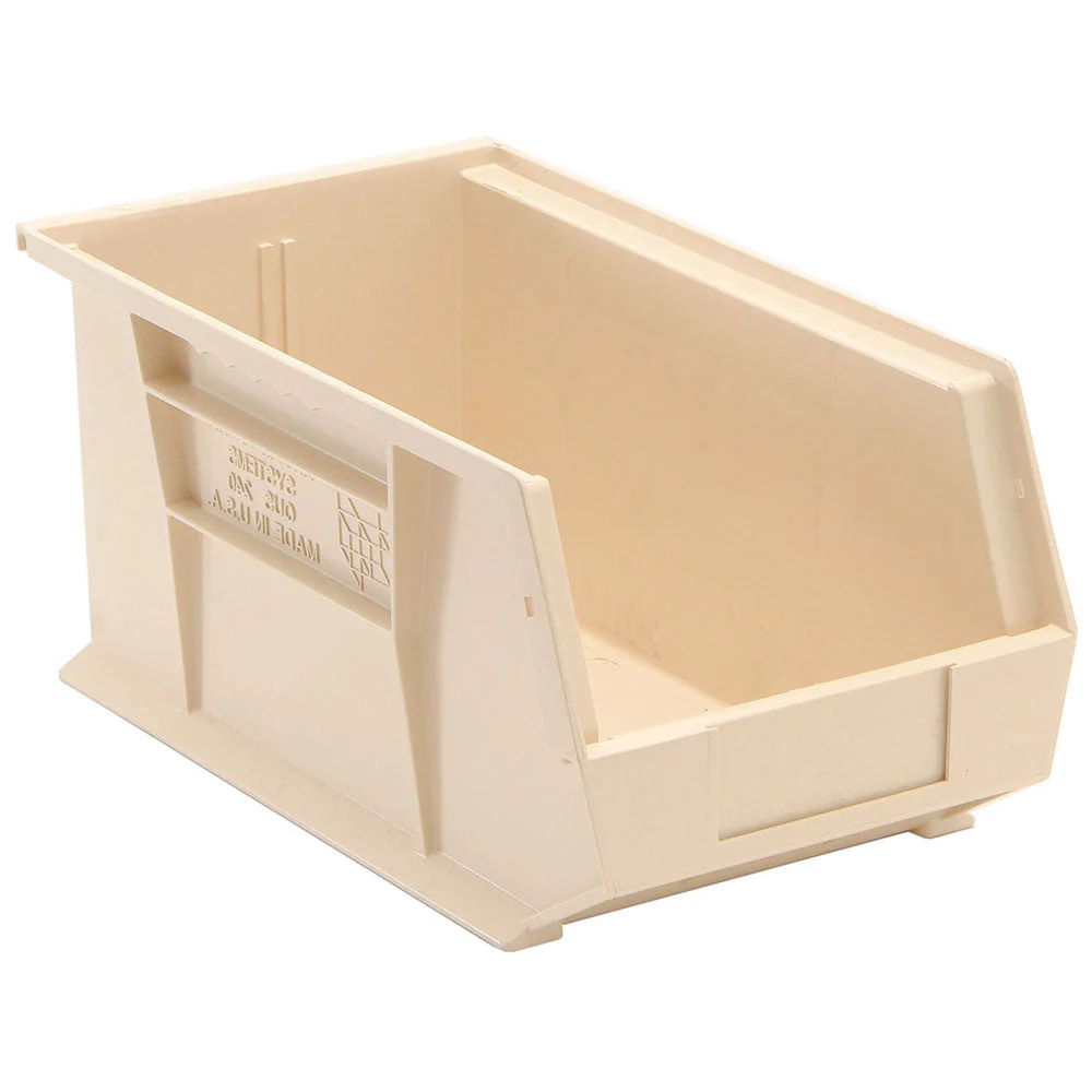 14-3/4"d x 8-1/4"w x 7"h Ultra Stacking and Hanging Bins - 12 Pack - Image 5