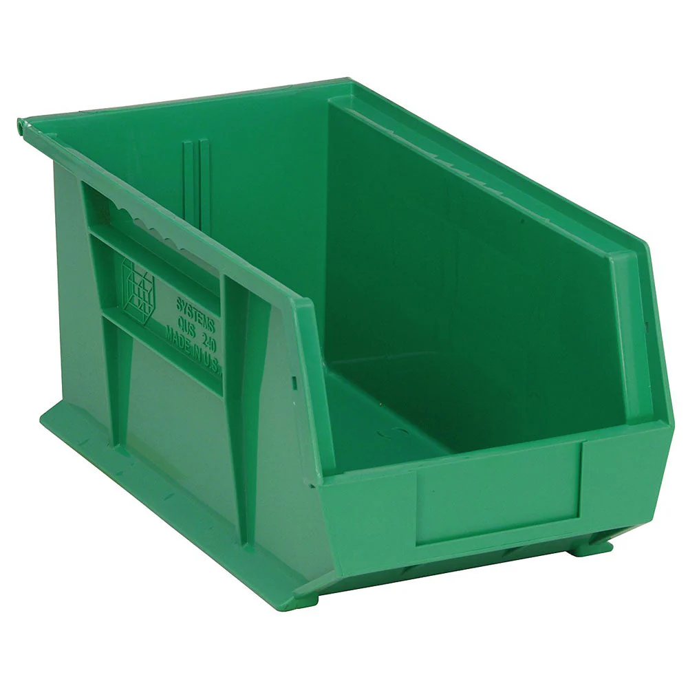 14-3/4"d x 8-1/4"w x 7"h Ultra Stacking and Hanging Bins - 12 Pack - Image 8