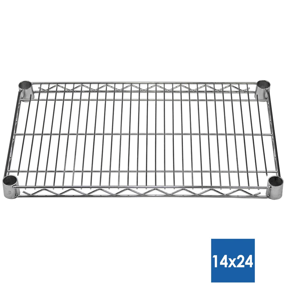 14"d Chrome Wire Shelves - Image 4