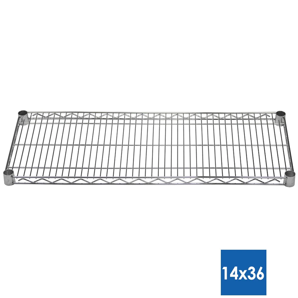 14"d Chrome Wire Shelves - Image 6