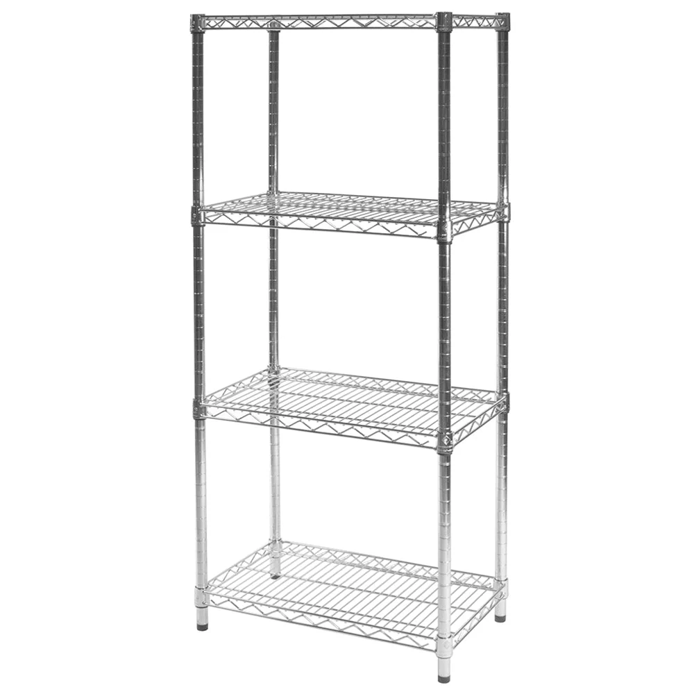 14"d x 24"w Chrome Wire Shelving w/ 4 Shelves - Image 8