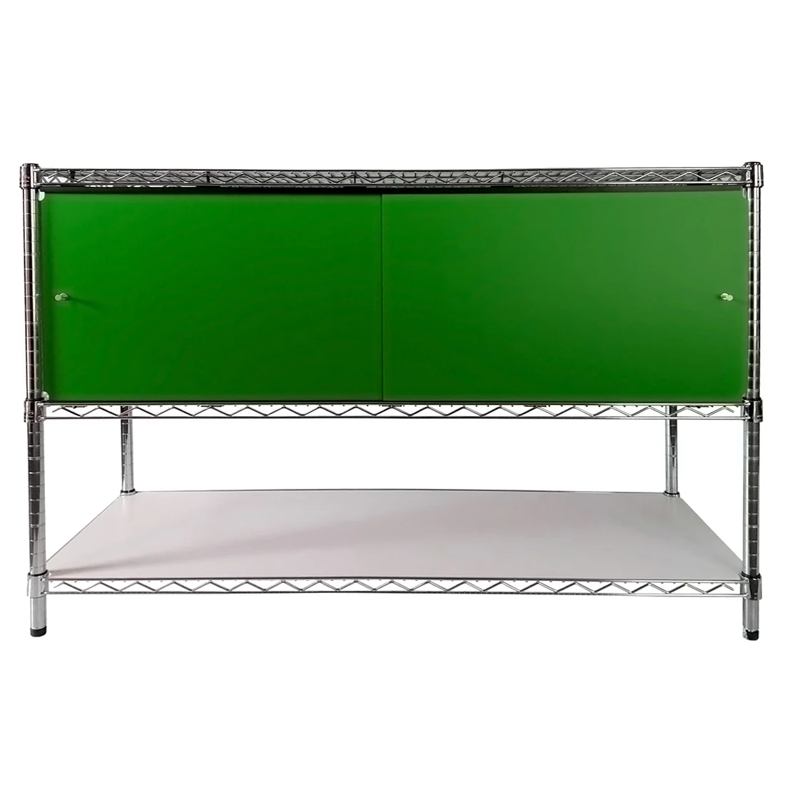 14"d x 36"w x 13"h Sliding Door Wire Shelving Enclosures - Image 8
