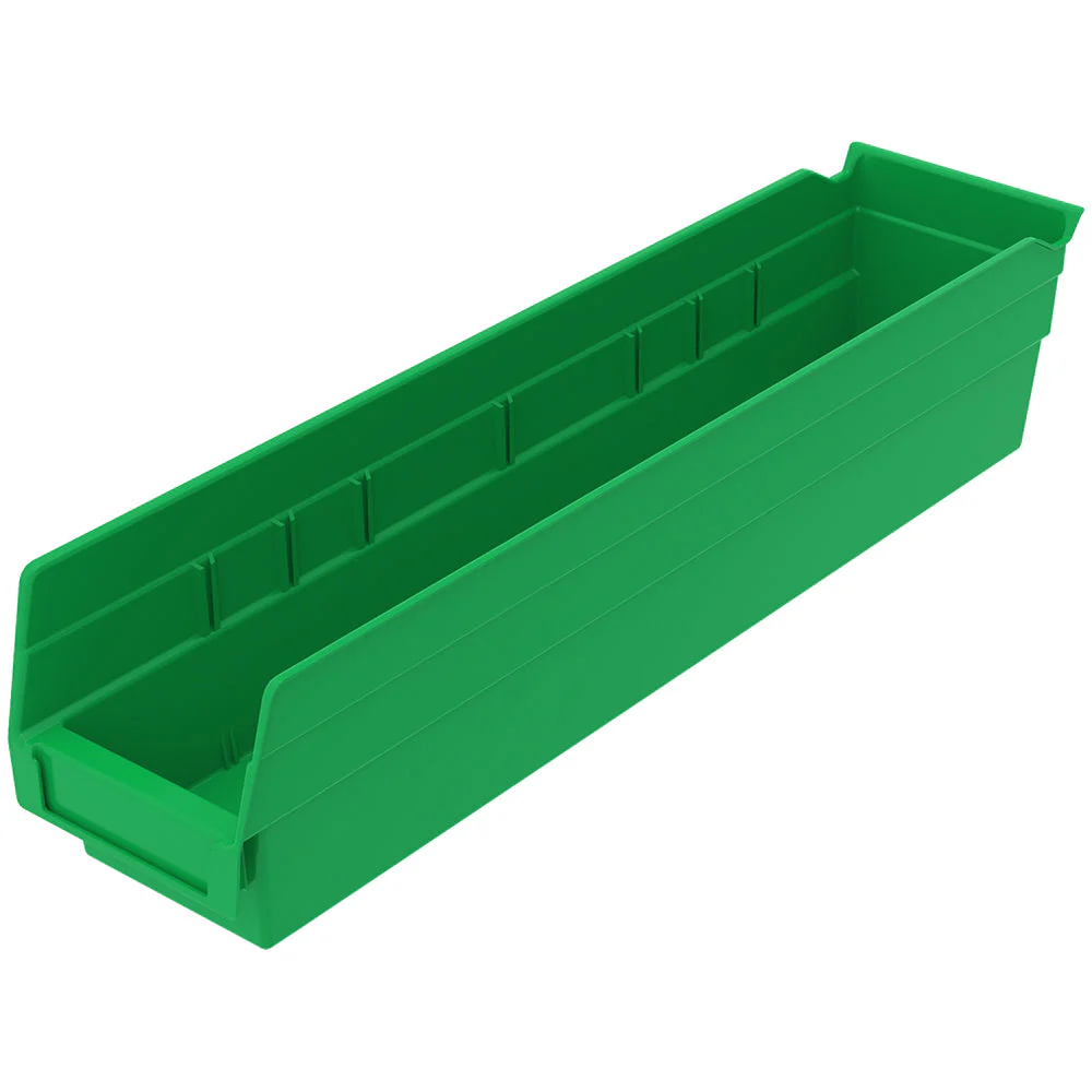 17-7/8"d x 4-1/8"w x 4"h Nesting Shelf Bins - 12 Pack - Image 7