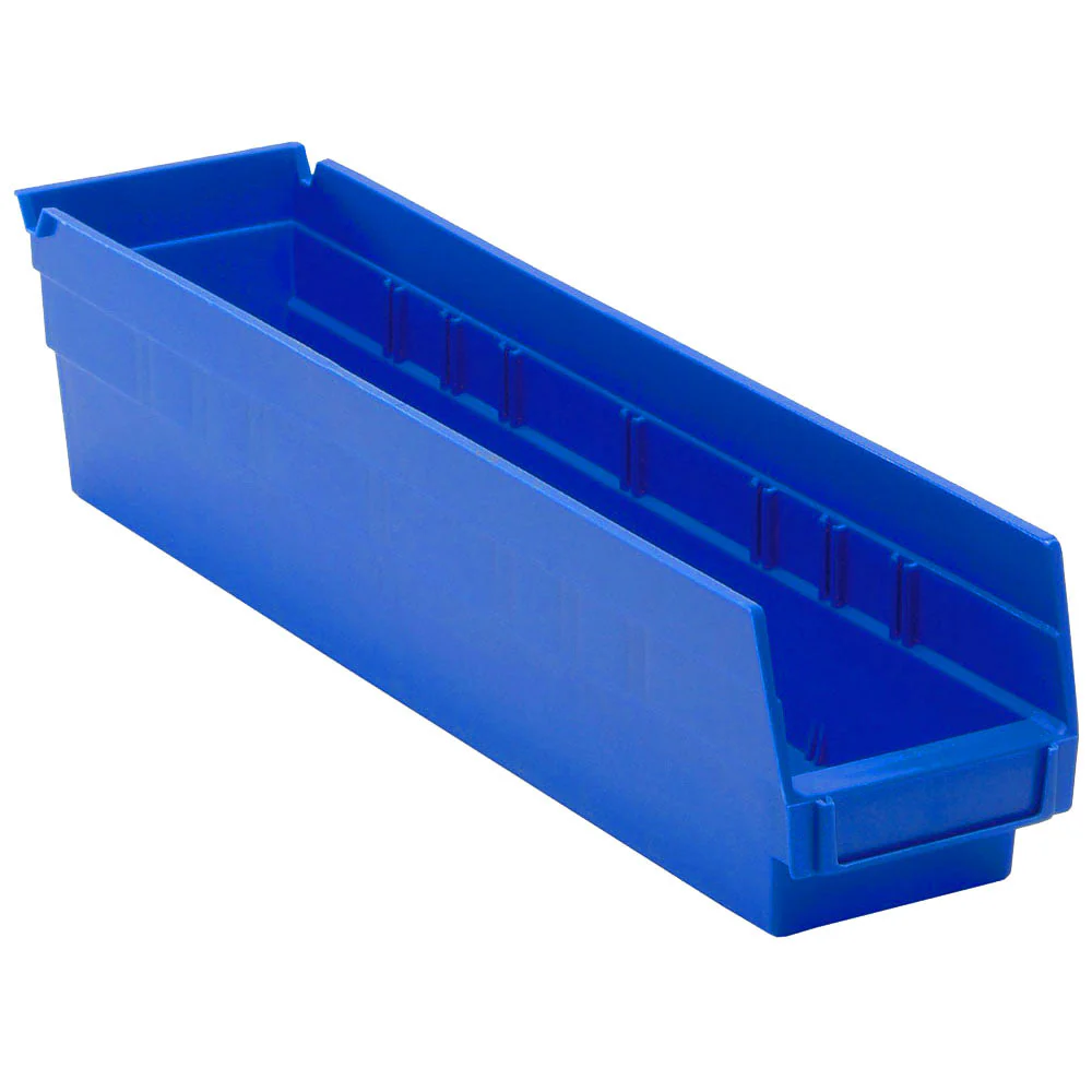 17-7/8"d x 4-1/8"w x 4"h Nesting Shelf Bins - 20 Pack - Image 7