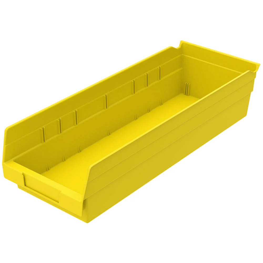 17-7/8"d x 6-5/8"w x 4"h Nesting Shelf Bins - 12 Pack - Image 4