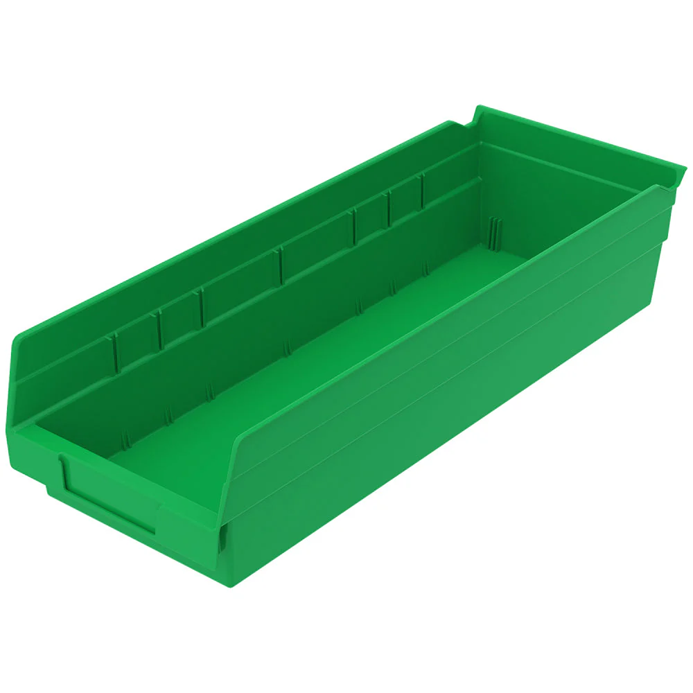 17-7/8"d x 6-5/8"w x 4"h Nesting Shelf Bins - 12 Pack - Image 7