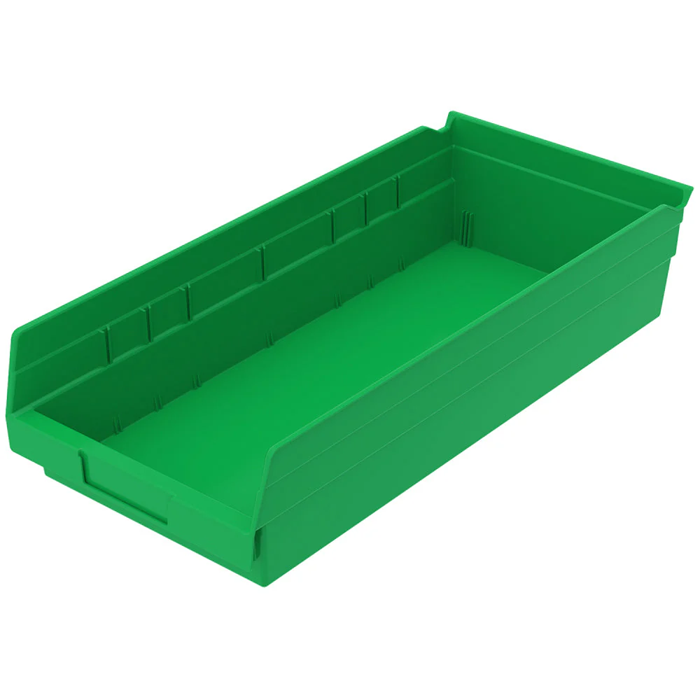 17-7/8"d x 8-3/8"w x 4"h Nesting Shelf Bins - 12 Pack - Image 7