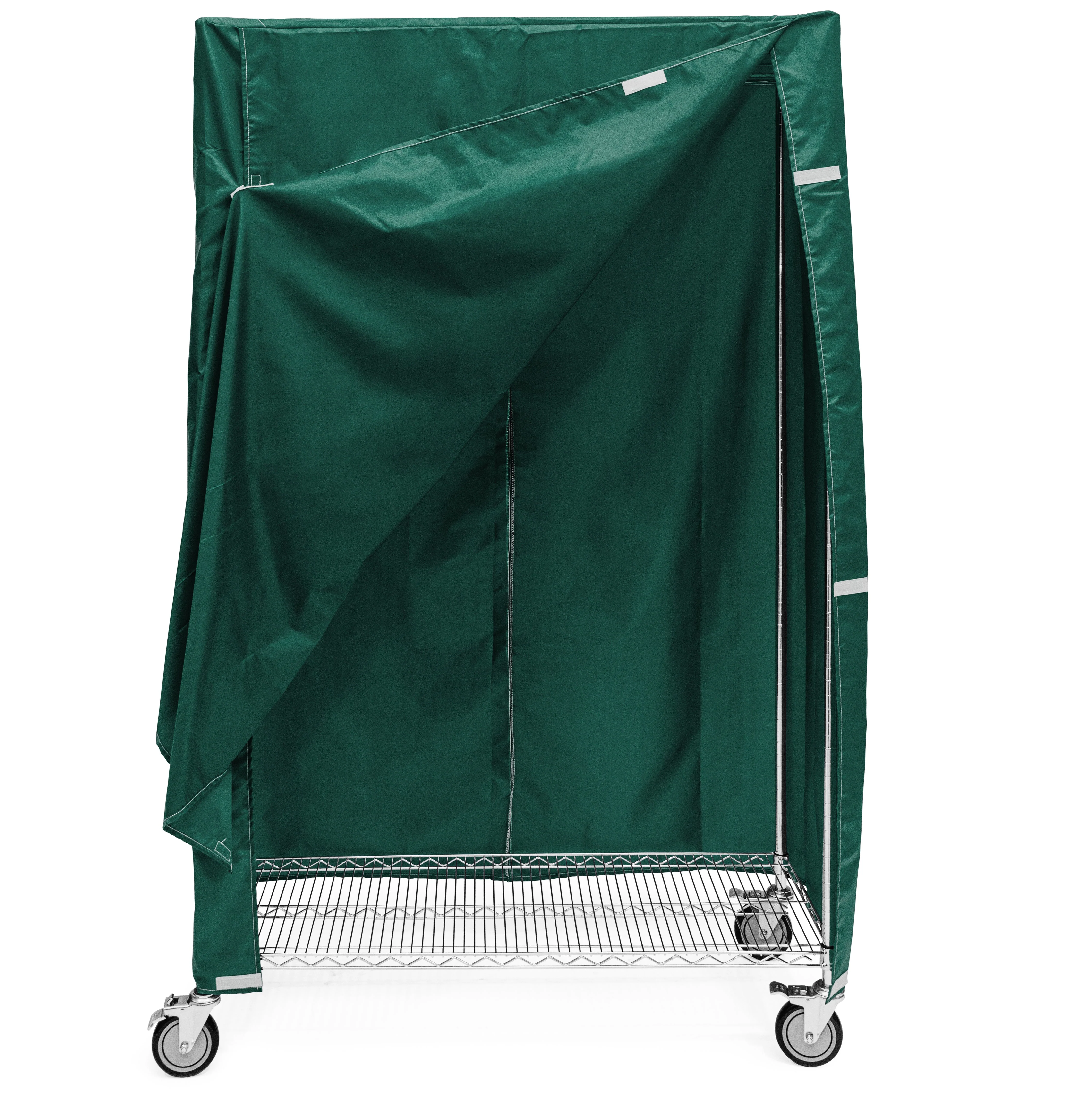18"d 200 Denier Nylon Cart Covers - Forest Green - Image 3