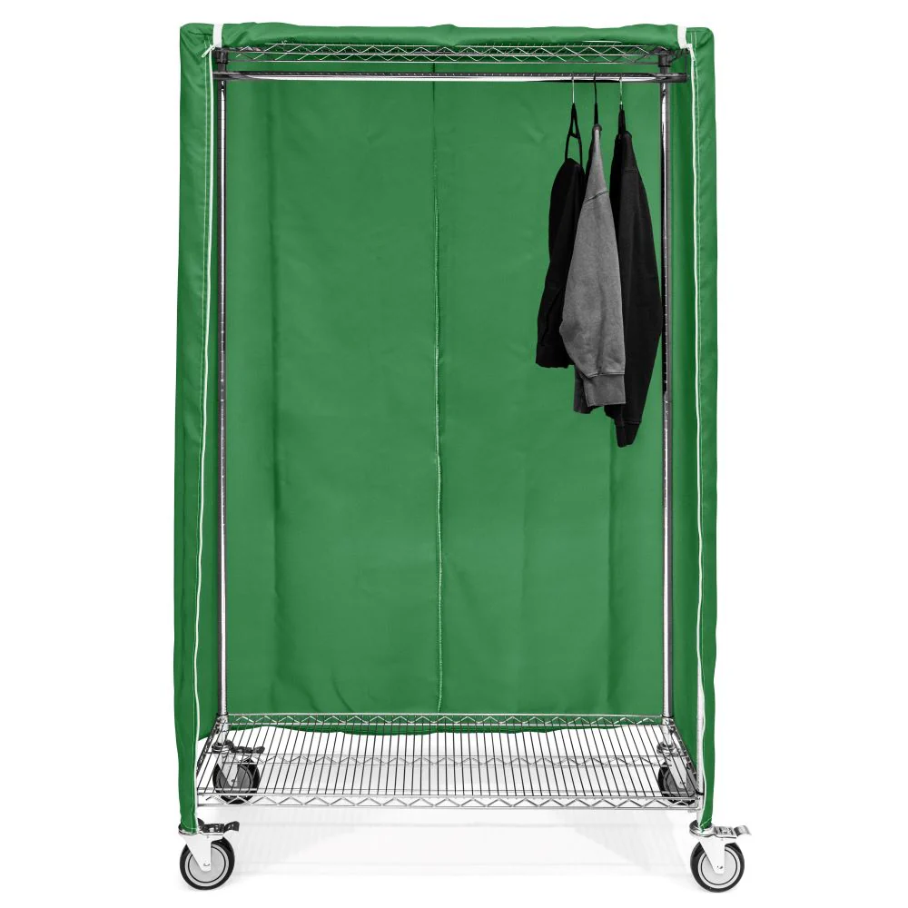 18"d 200 Denier Nylon Cart Covers - Kelly Green - Image 4