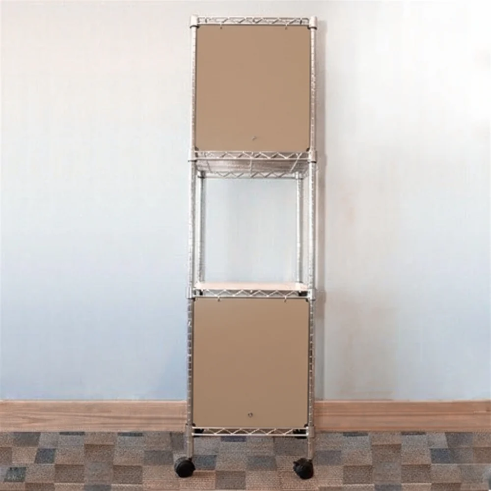 18"d x 18"w x 18"h Swing Door Wire Shelving Enclosures - Image 3