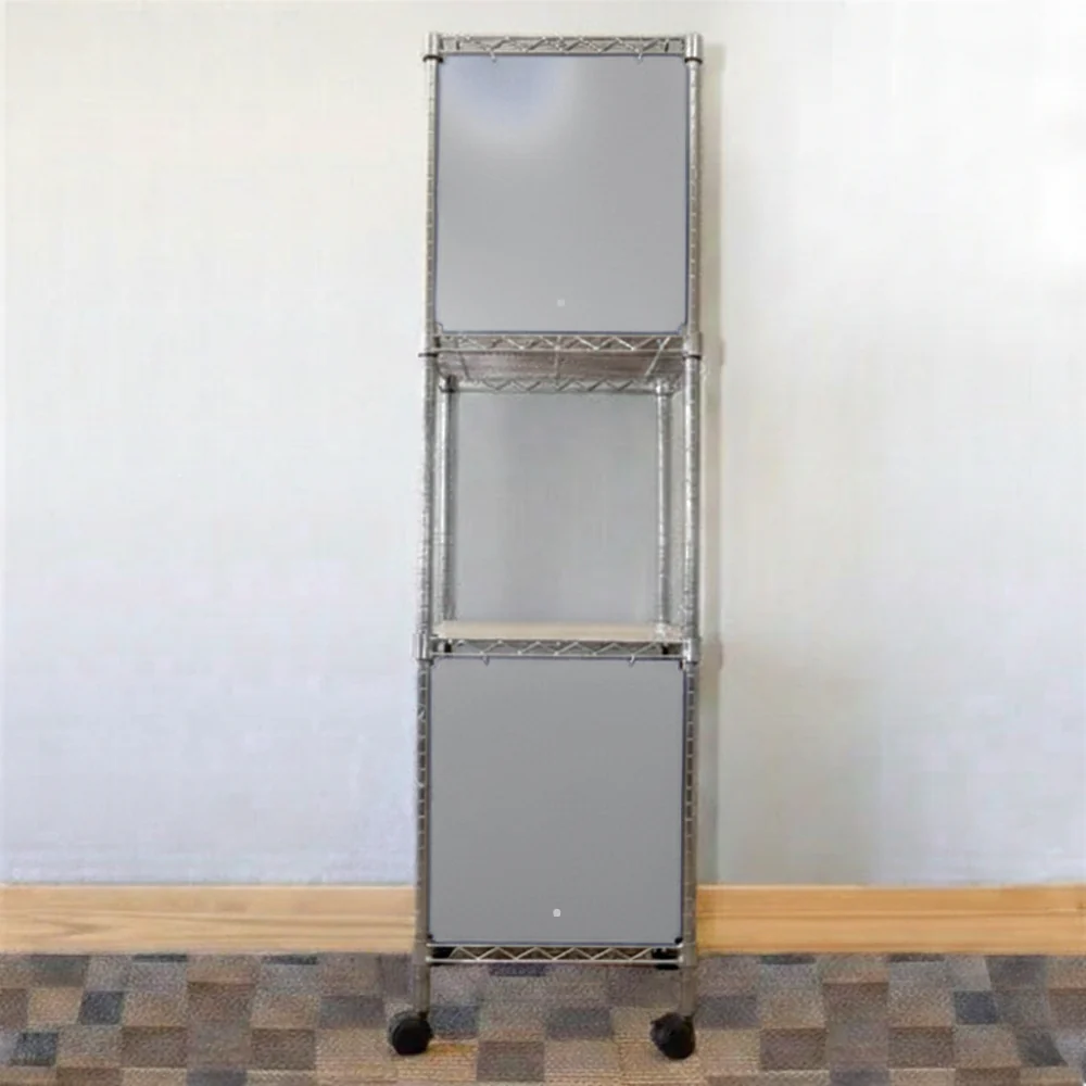 18"d x 24"w x 18"h Swing Door Wire Shelving Enclosures - Image 7