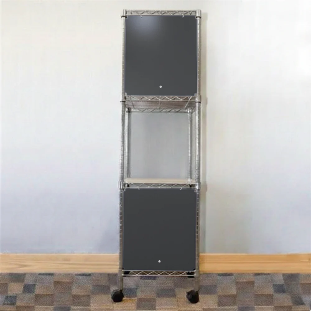 18"d x 24"w x 18"h Swing Door Wire Shelving Enclosures - Image 8