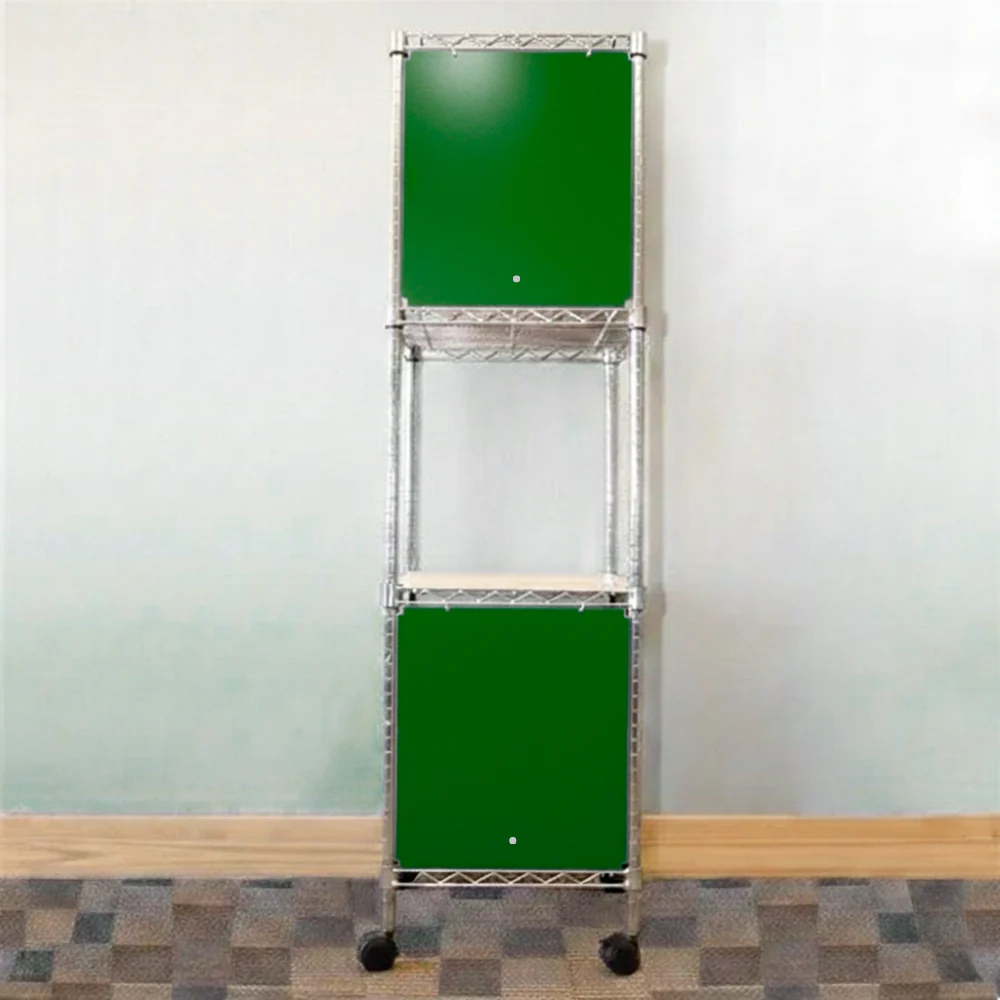 18"d x 24"w x 18"h Swing Door Wire Shelving Enclosures - Image 9