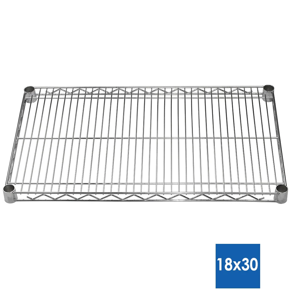 18"d x 30"w Chrome Wire Shelving w/ 5 Shelves - Image 4