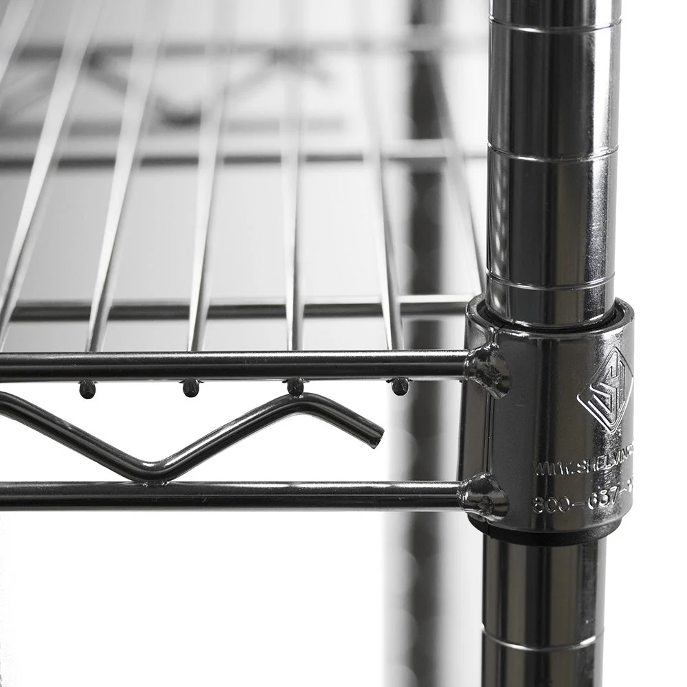 18"d x 54"w Chrome Wire Shelving w/ 5 Shelves - Image 5