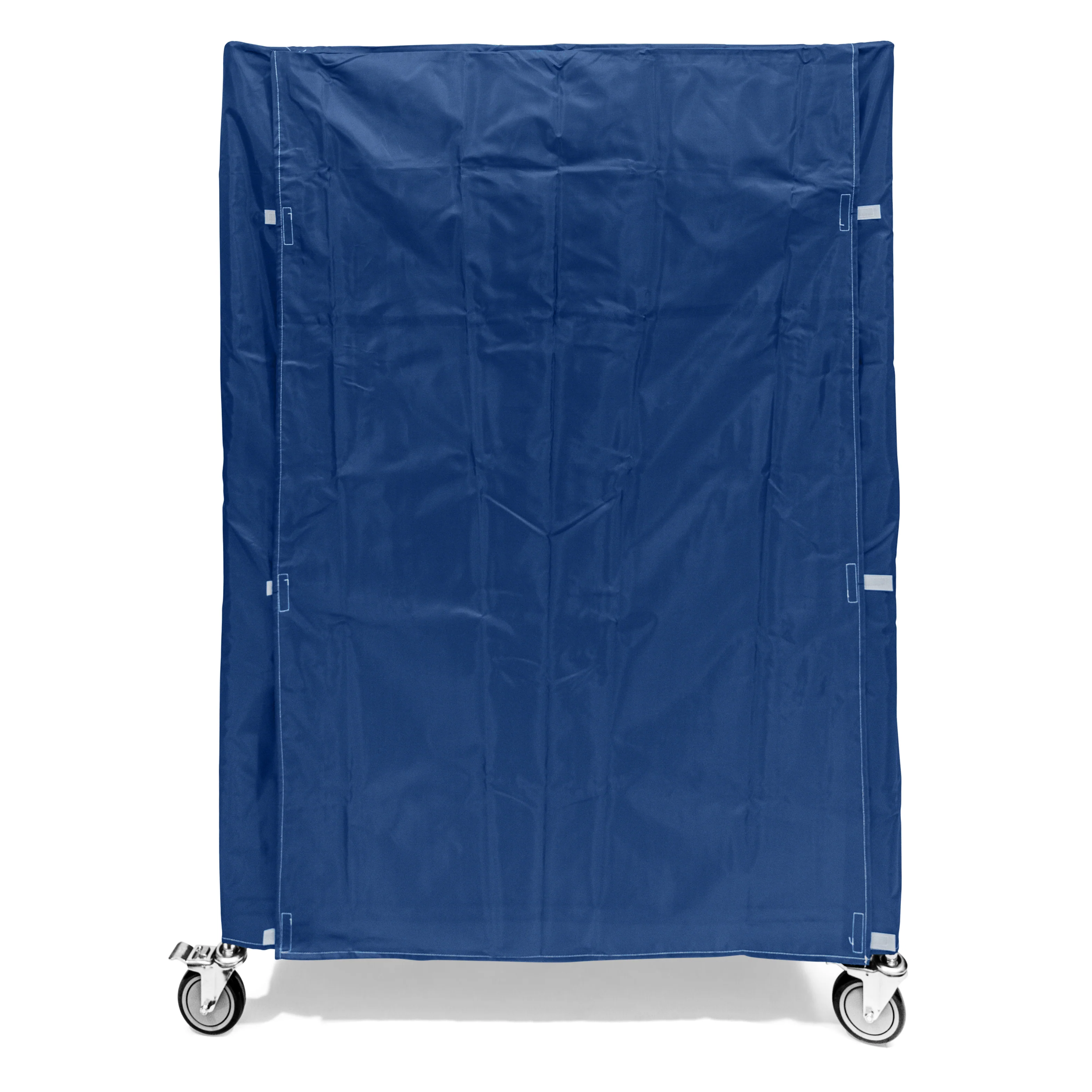 2-Tier Large Mobile Garment Rack with Cover - Image 3