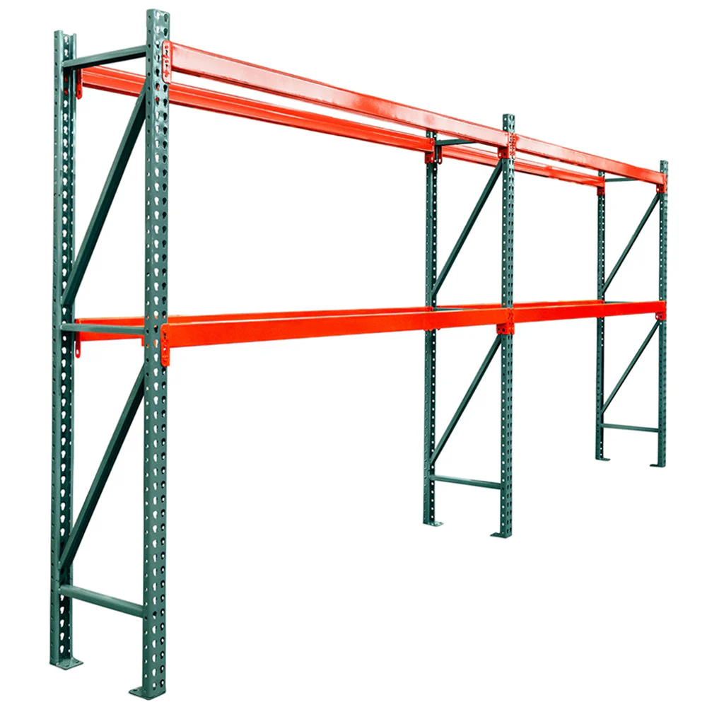 2-Tier Teardrop Pallet Rack Add-On Units - 24"d x 72"h - Image 2