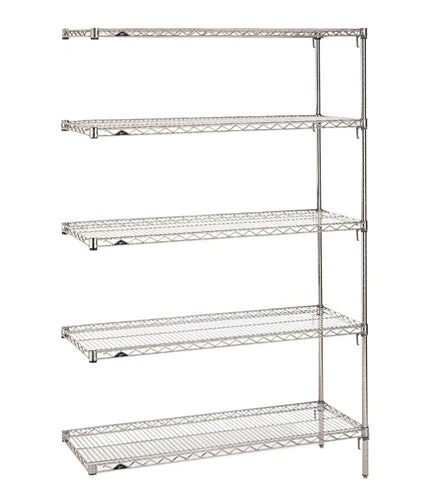 21"d Metro Super Adjustable Wire 5-Shelf Add-On Units