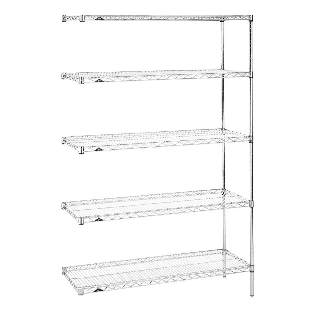 21"d x 74"h - Metro Super Erecta Stainless Steel 5-Shelf Add-On Units - Image 3