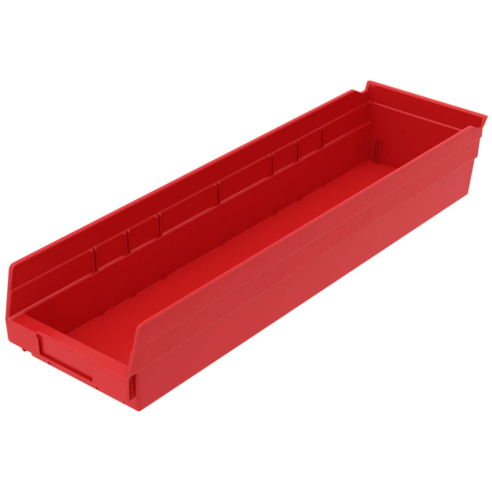 23-5/8"d x 6-5/8"w x 4"h Nesting Shelf Bins - 6 Pack - Image 3