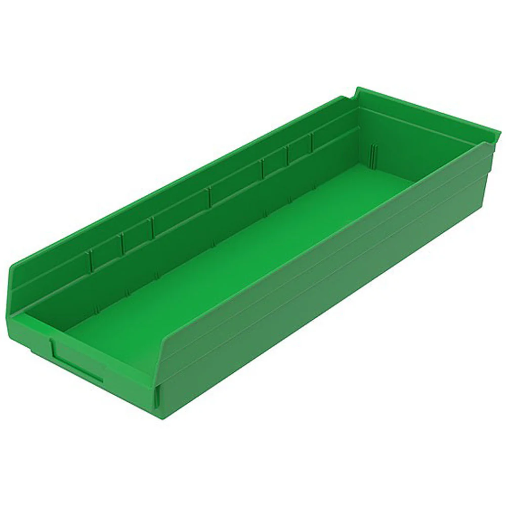 23-5/8"d x 8-3/8"w x 4"h Nesting Shelf Bins - 6 Pack - Image 2