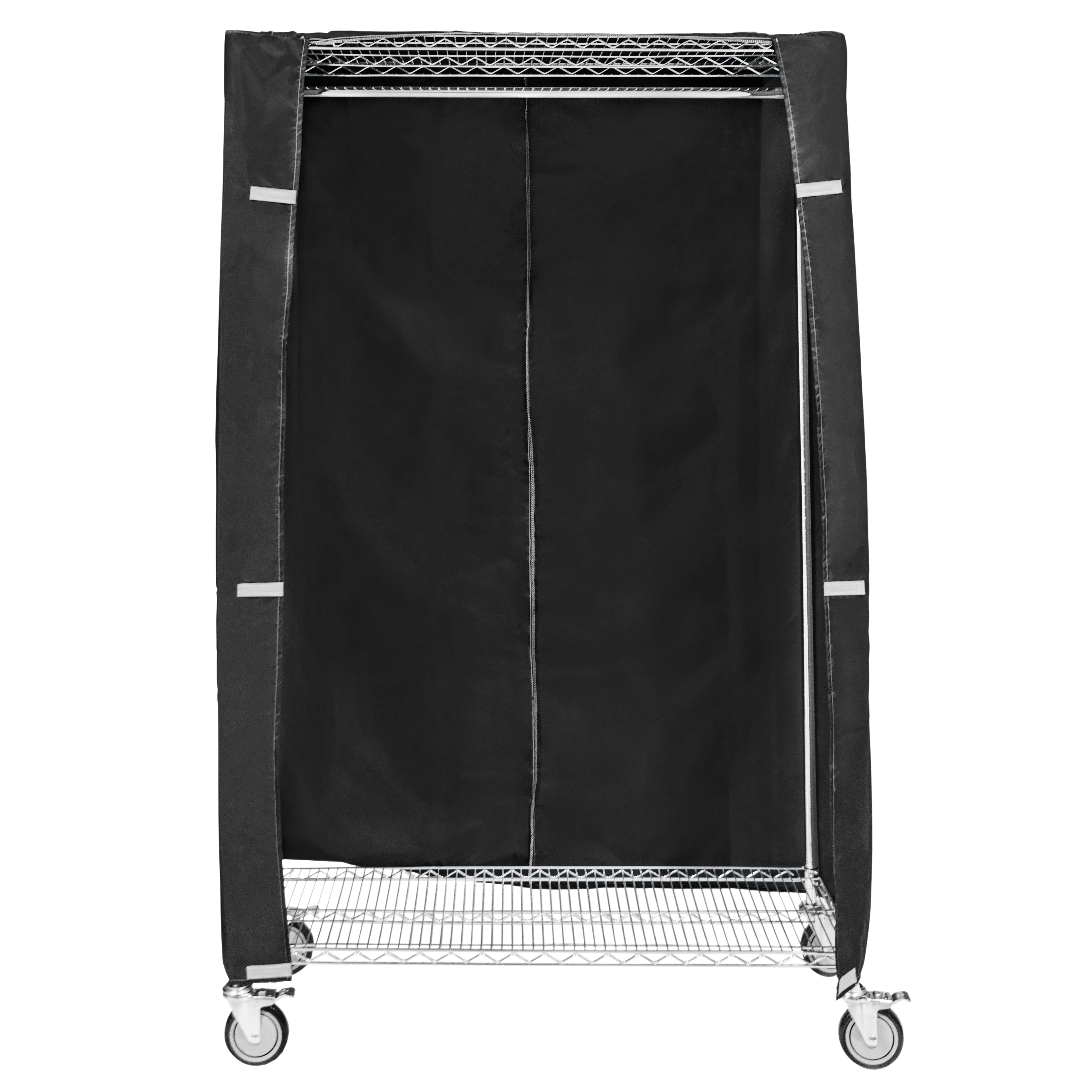 24"d 200 Denier Nylon Cart Covers - Black - Image 3