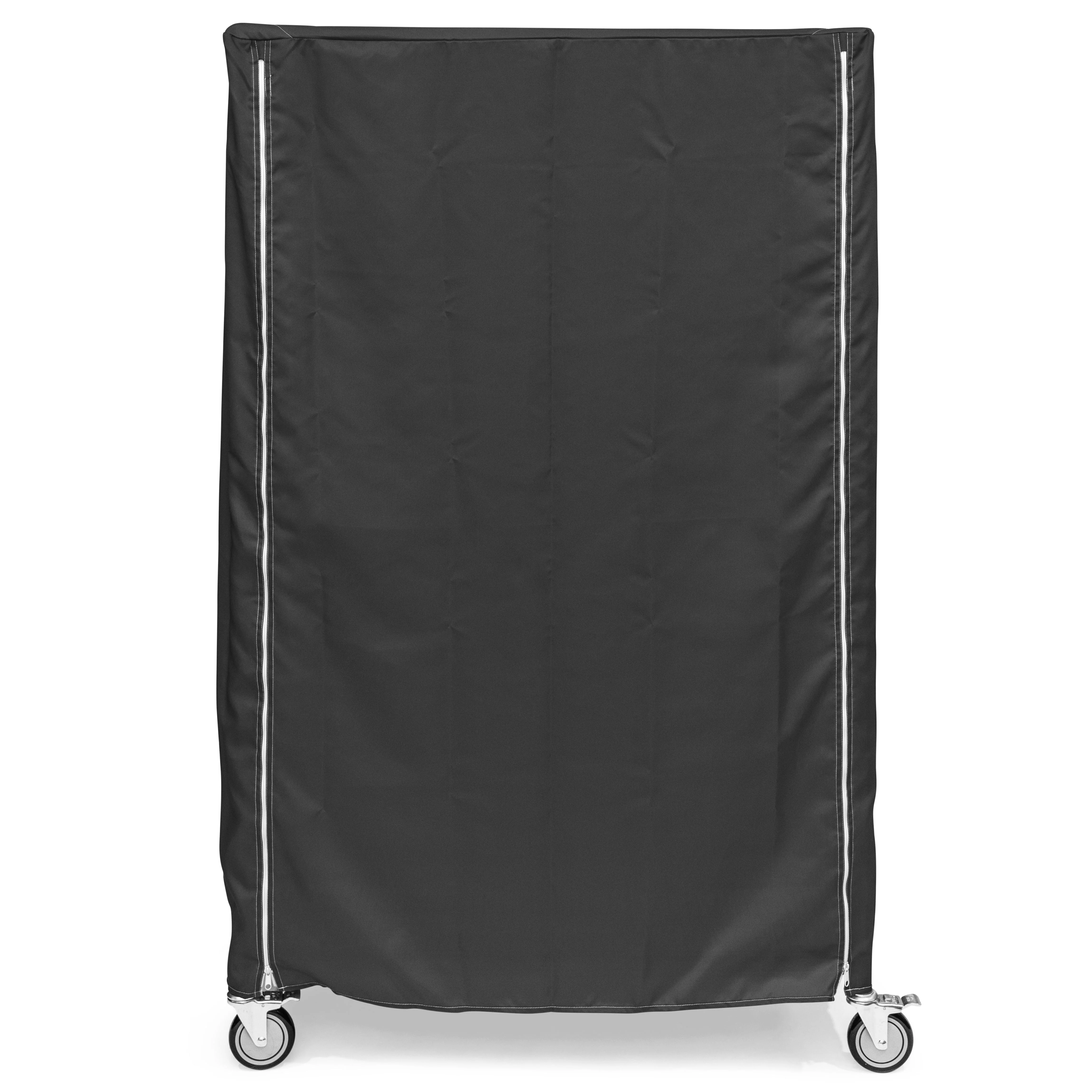 24"d 200 Denier Nylon Cart Covers - Black - Image 5