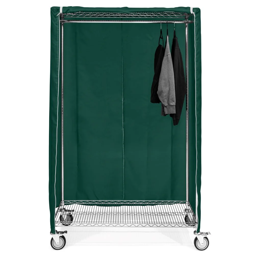 24"d 200 Denier Nylon Cart Covers - Forest Green - Image 4