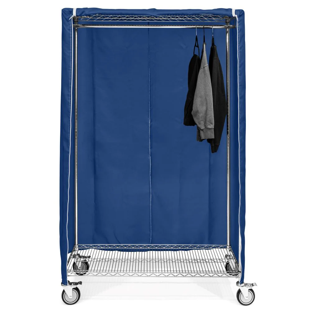 24"d 200 Denier Nylon Cart Covers - Navy - Image 4