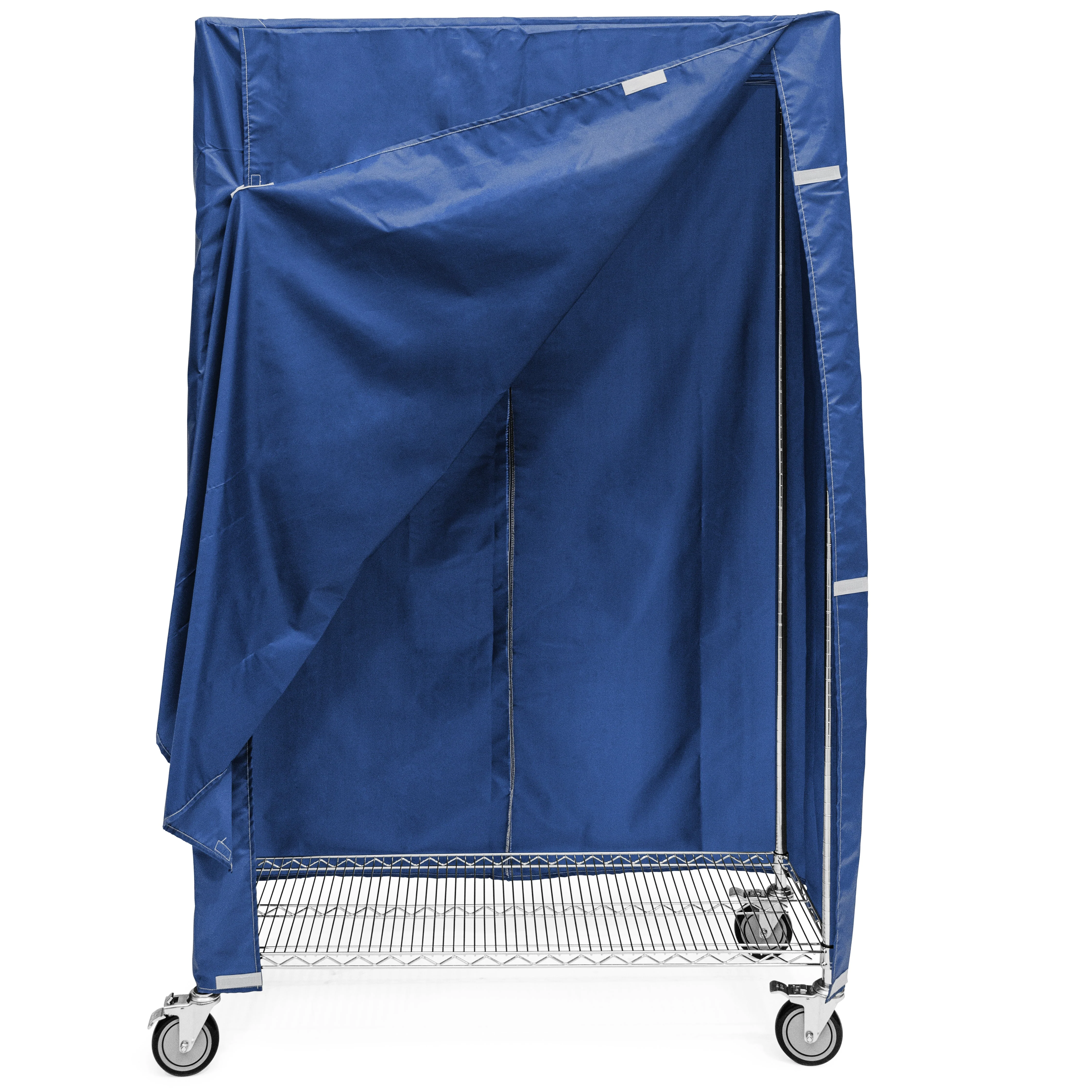 24"d 400 Denier Nylon Cart Covers - Navy - Image 2