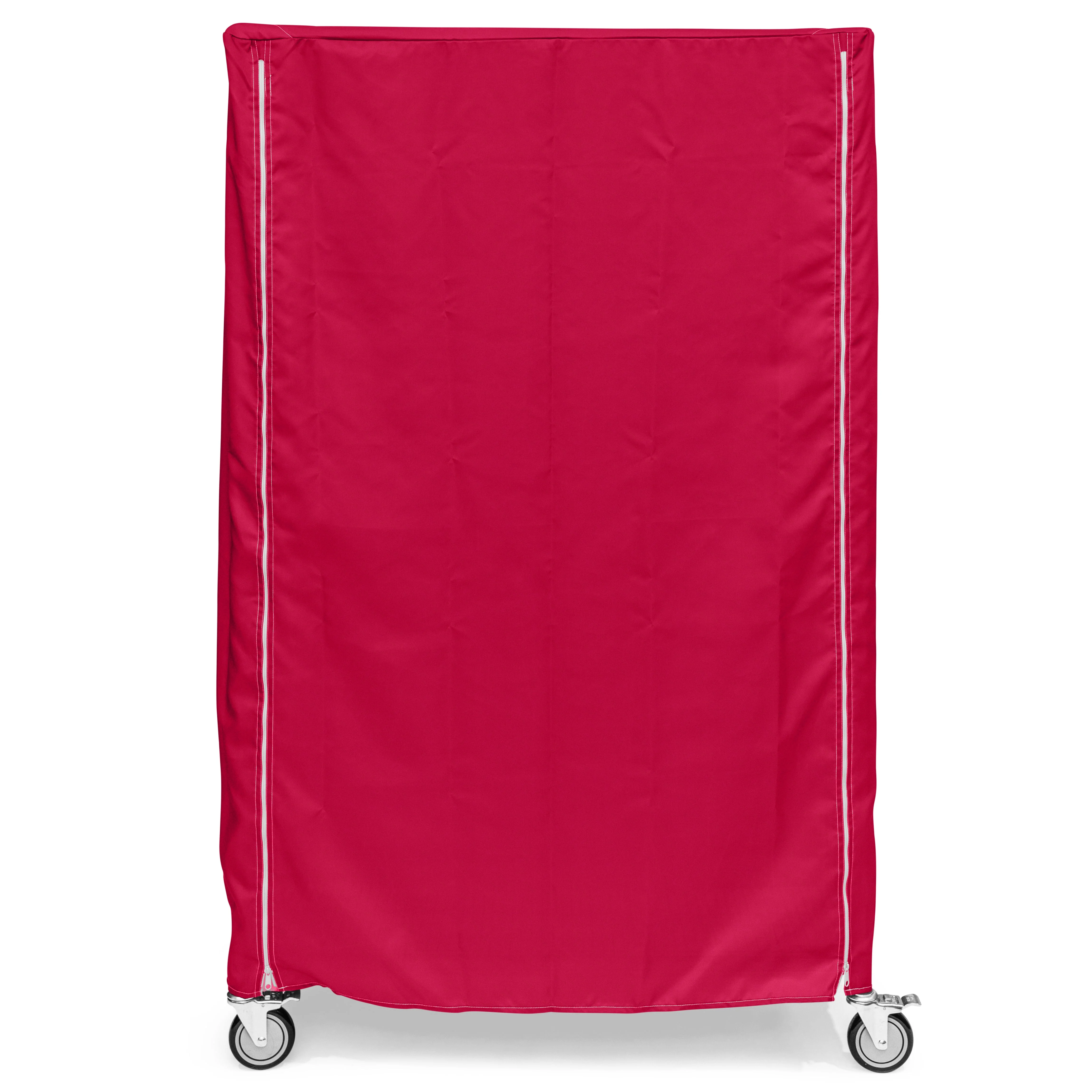24"d 400 Denier Nylon Cart Covers - Red - Image 5