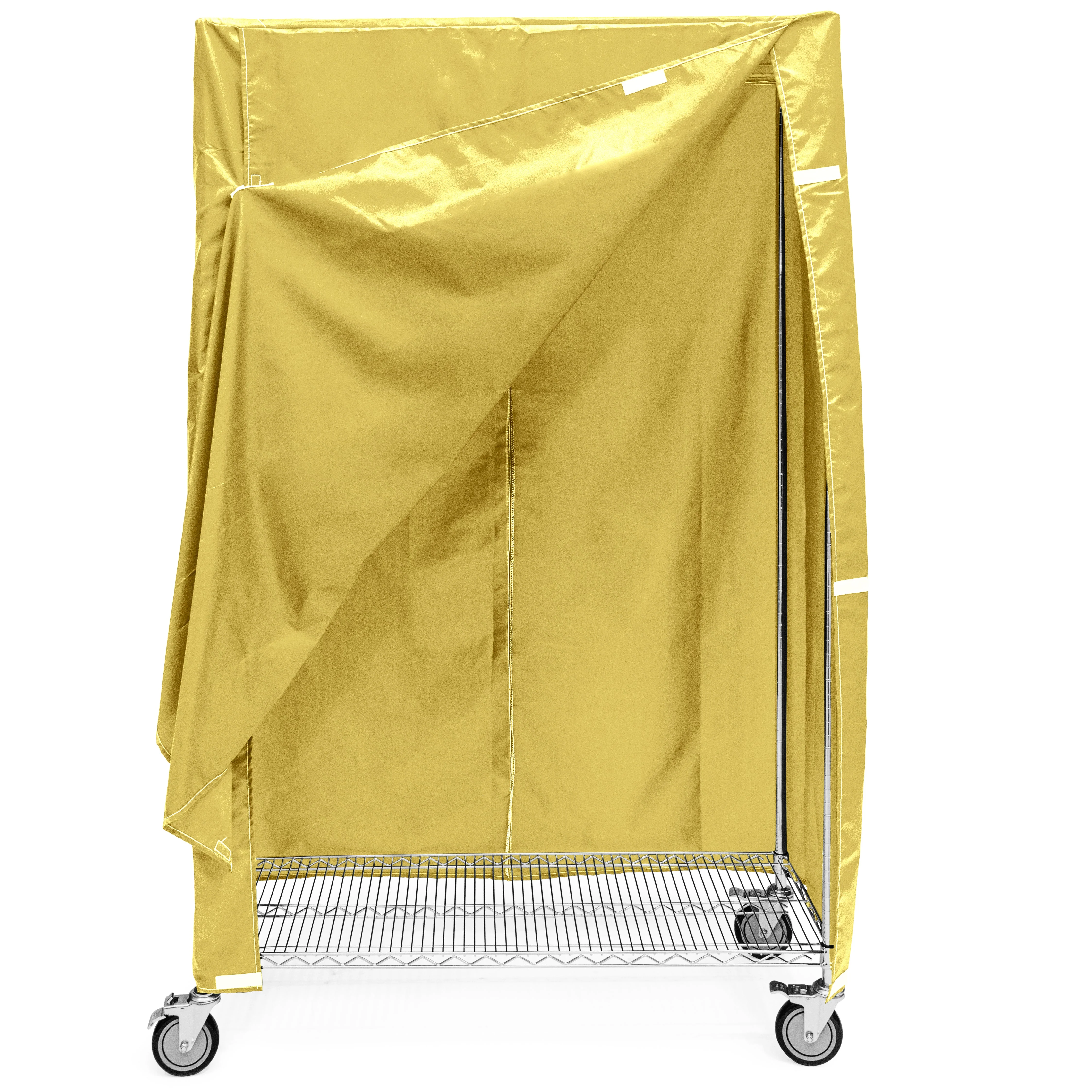 24"d 400 Denier Nylon Cart Covers - Yellow - Image 4