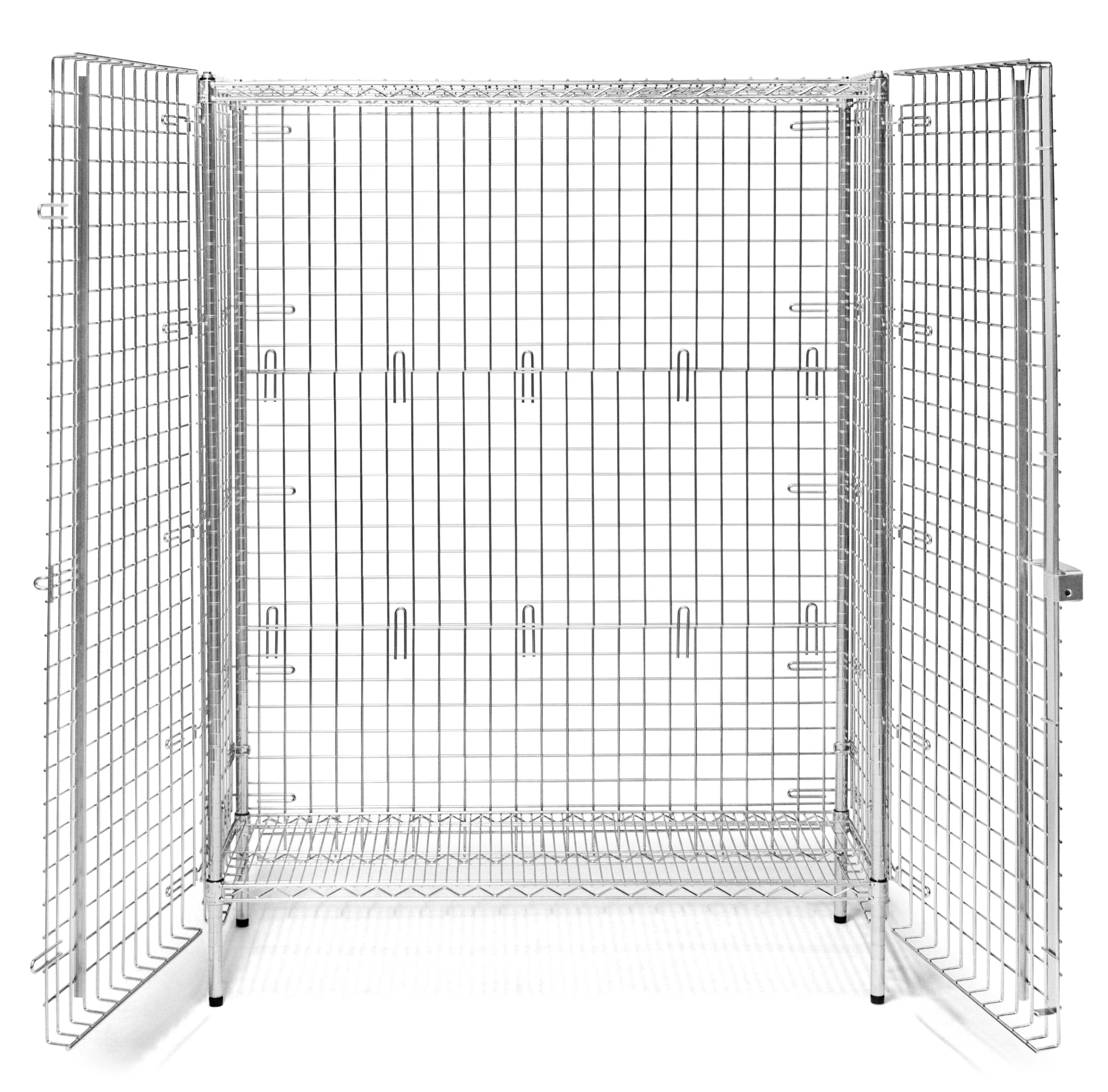 24"d Chrome Wire Security Cages - Image 4