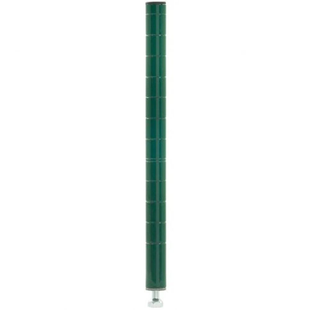 24"d Green Epoxy Wire Shelving with 4 Shelves - Image 3