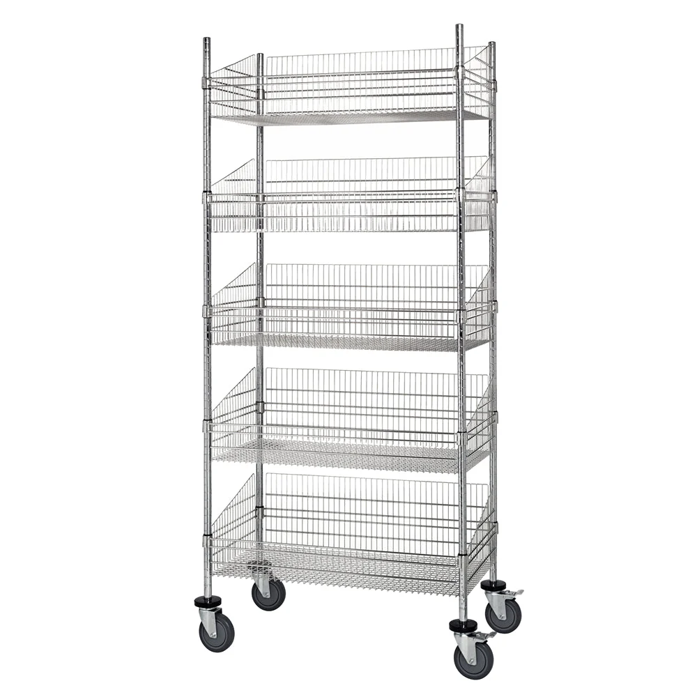 24"d Wire Basket Carts - Image 8