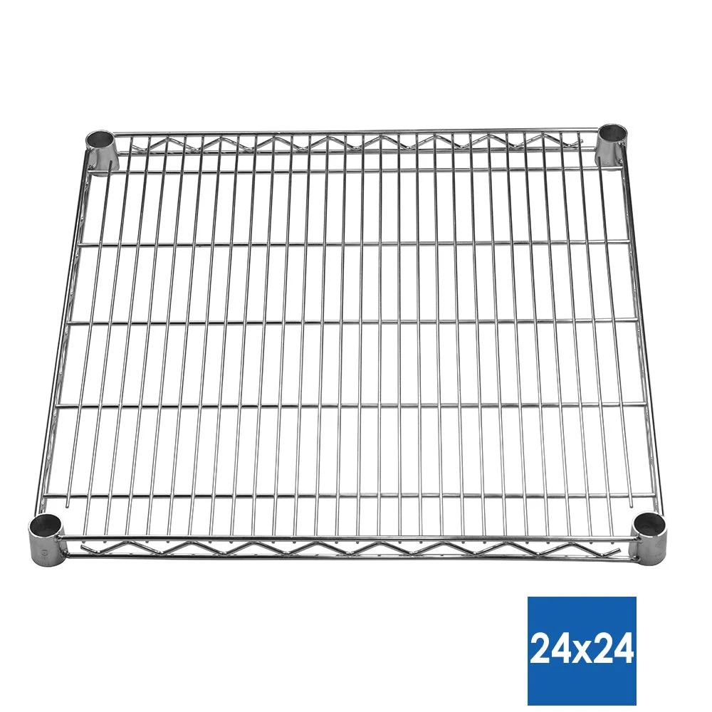 24"d x 24"w Chrome Wire Shelving w/ 4 Shelves - Image 5