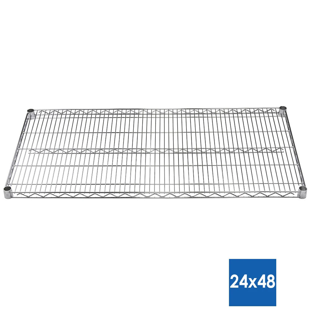 24"d x 48"w Chrome Wire Shelving w/ 4 Shelves - Image 5