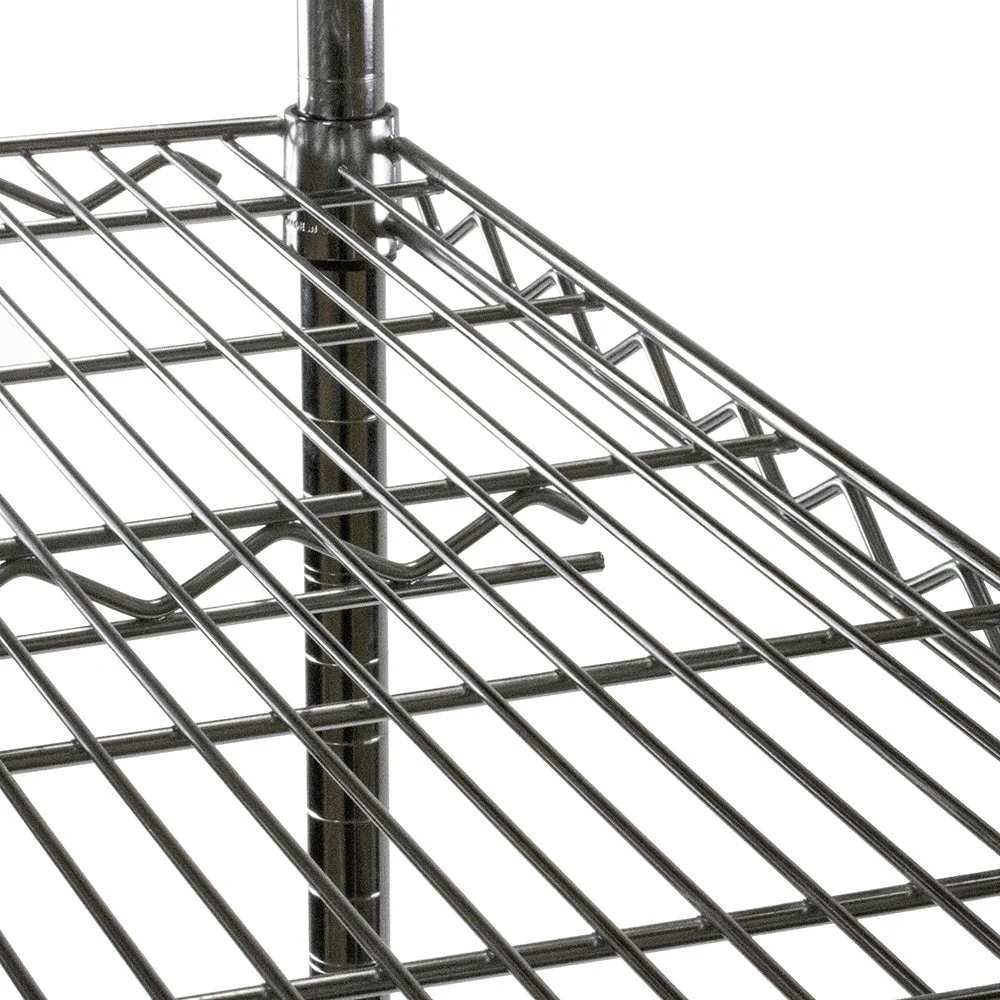 24"d x 54"w Chrome Wire Shelving w/ 4 Shelves - Image 4