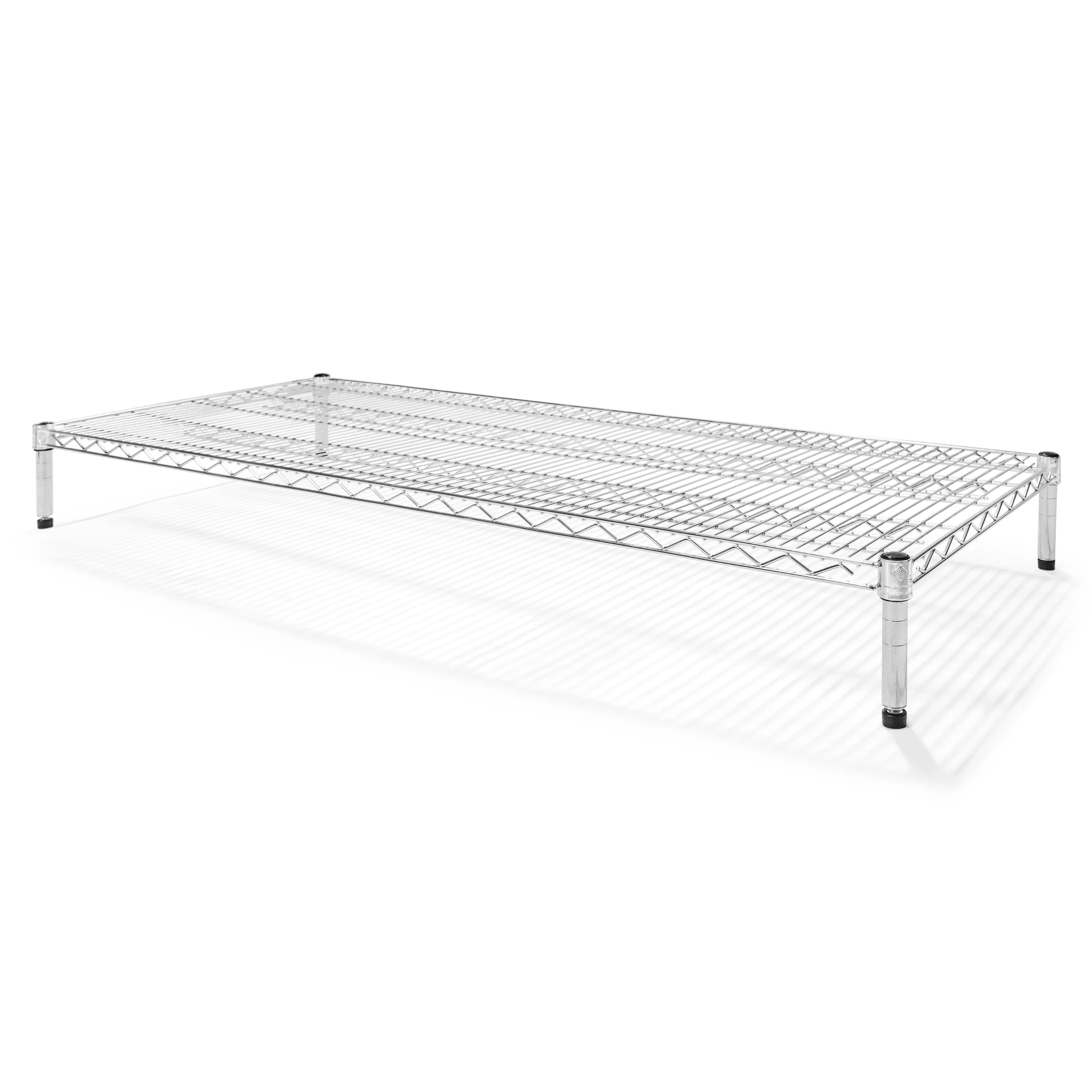 24"d x 6"h Chrome Wire Shelving w/ 1 Shelf - Image 10